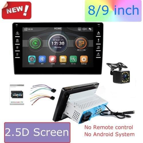 9" Touch Mirrorlink Android phone Radio MP5 Player Bluetooth USB Rear View Camera car radio 1Din Autoradio No Android
