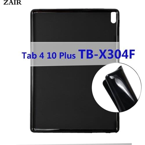 Case For Lenovo Tab 4 10 Plus 10.1 TB-X304L TB-X304F TB-X304 Bendable Soft Silicone TPU Protective Shell Shockproof Tablet Cover