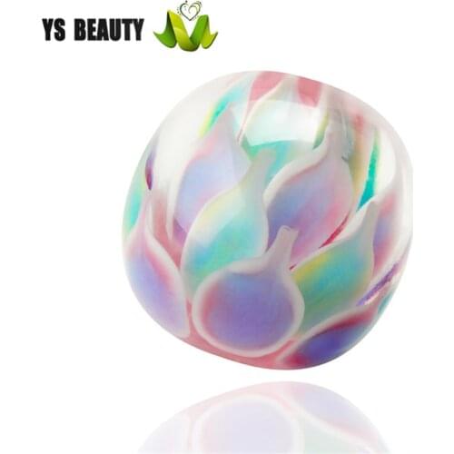 Colored lotus colored glass beads decorative beads with beads rope ornaments home decoration hanging decorative beads