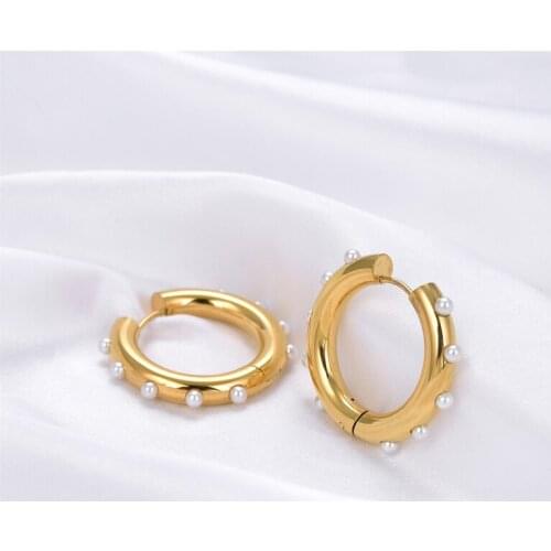 FYALFRED Women's Gold Earrings