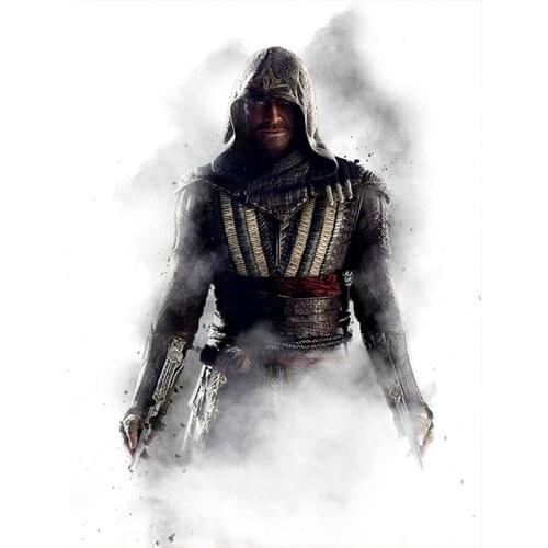Assassins Creed picture 5D Full Diamond painting Round Cross stitch 3d Diamond Embroidery Rhinestones Mosaic Home decor CV244