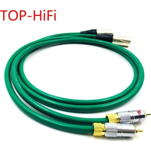 TOP-HiFi Pair Type-Nakamichi RCA to XLR Balacned Audio Cable RCA Male to XLR Male Interconnect Cable with MCINTOSH USA-Cable