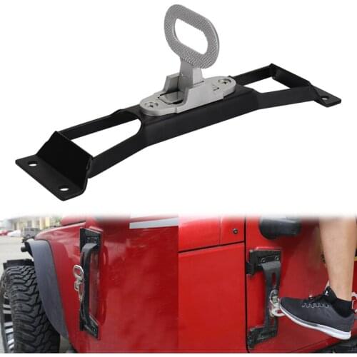 Metal Folding Door Hinges Foot Peg Rest Pedal for-Jeep-Wrangler JK & Unlimited