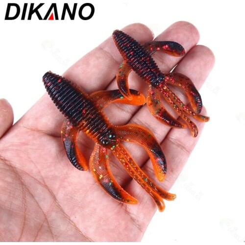 Soft Fishing Lures Portable Reusable Crawfish Lure Bait Durable Fishing Accessories for Outdoor Lake Sea