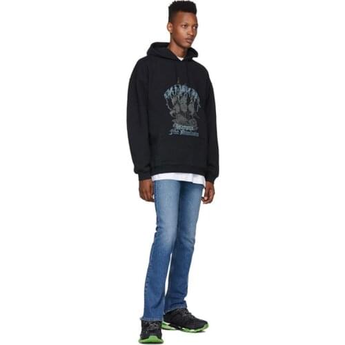 VETEMENTS High street new VTM vehicles sweater OS loose casual hip hop couple Hoodie mens and womens fashion
