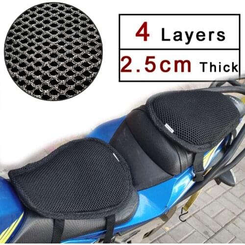 REESSOR 2020 nea arrival Motorcycle seat cushion Heat insulation motorbike accessories 3 patterns 2.5cm thick cooling cushions