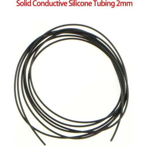 2M Solid Conductive Silicone Rubber Tube TENS / ESTIM / E-STIM Machine 2mm OD