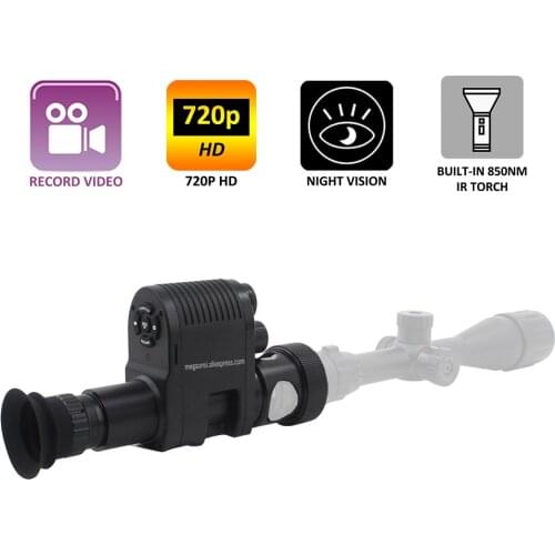 Telescope Sight Binoculars Monocular Add on Attachment Night Vision Scope Camcorder Megaorei3 Leopardsnv007A for Air Gun Hunting