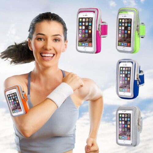 Universal Sports Running Armband Accessoires Waterproof Mobile Phones Phone Arm Band Brassard Telephone Holder Arm Cases Pouch