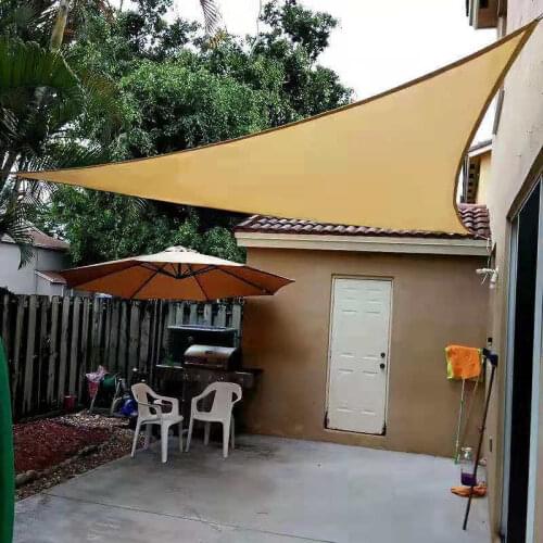 3.5 x 3.5 x 3.5 M/pcs Customized HDPE Net Sun Shade Sail 95% shading UV protection for garden net awning