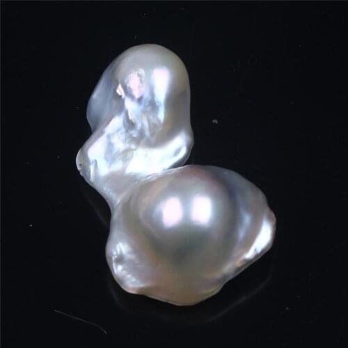 Irregular shape reborn Keshi pearl freshwater cultured pearls white Keishi pearl beads loose pearl