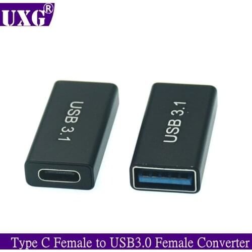 1pcs Type C Adapter Female to USB3.0 Female Converter Portable USB-C Charge Adapter Type-C Extension Cable for Phone Tablet