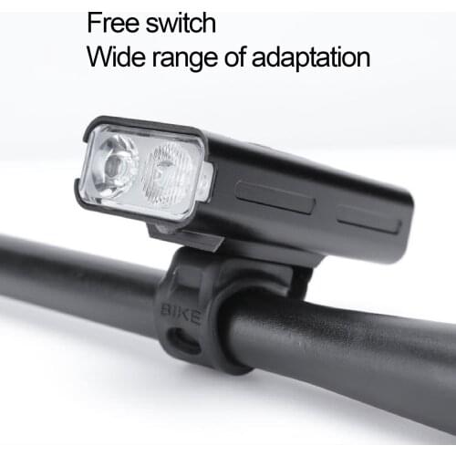 1Pc Bike Head Light LED USB Rechargeable 1000 Lumen 2400mAh 6 Mode Bicycle Front Lights Headlight Cycling Light Bike Accessory