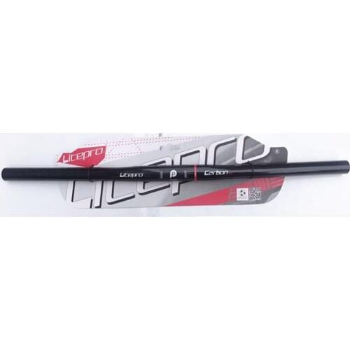 2 color folding bike full carbon fiber handlebar 25.4x540 / 580mm for brompton bike bmx universal carbon handlebar