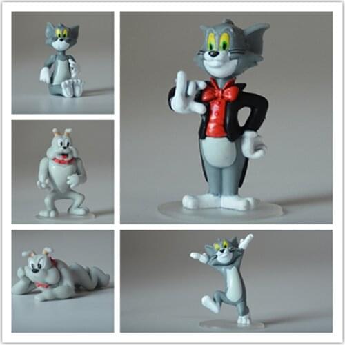 24piece 3-4cm very small the cute Cat Tom figure collection toys Decorations DIY Materials