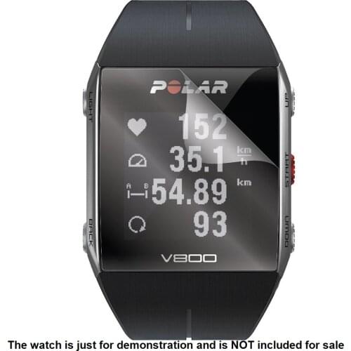 3* Clear LCD TPU Soft Film Anti-Scratch Screen Protector Cover for Smart Watch Computer Polar V800