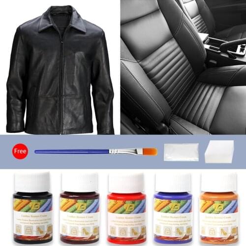 32 Color 30ml Leather Dye Paint Oily DIY Professional Paint Leather Craft Leather Bag Sofa Shoes Repair Complementary Color Past