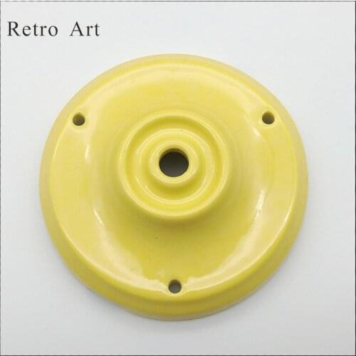 Antique ceramic Porcelain ceiling rose Vintage style ceiling canopy for lighting fixture
