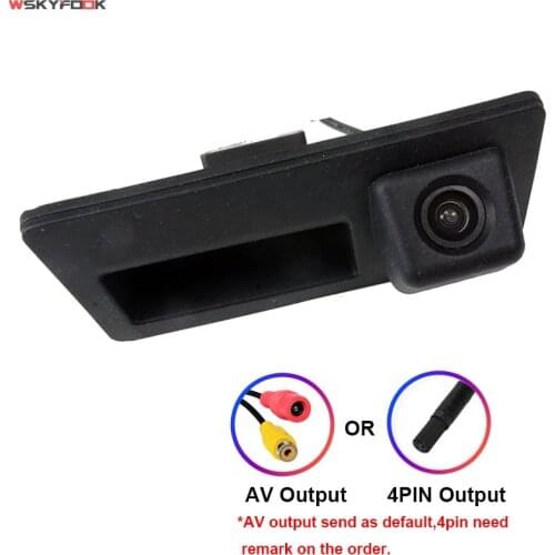 Car Trunk Handle Rear View Reverse Camera for VW Passat B5 B6 B7 2008-2015, Tiguan Touareg Touran Jetta SE MK6 Waterproof Camera