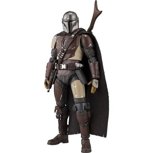 BANDAI Original S.H.Figuarts Star Wars The Mandalorian Anime Action & Toy figures Model Toys For Children