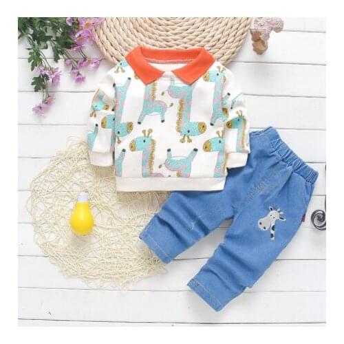 BibiCola spring autumn Baby boy christmas clothing sets products kids clothes set high quality cotton long sleeve t-shirts pants