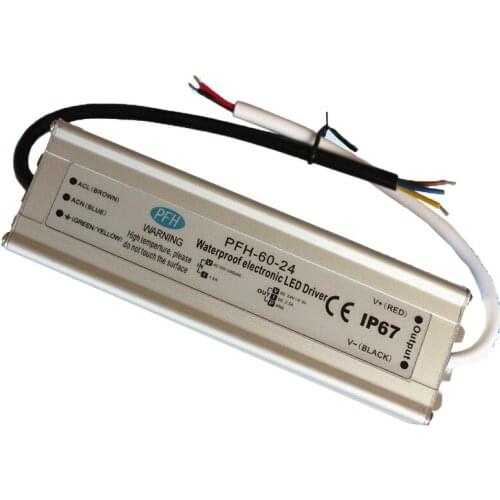 IP67 Waterproof LED Driver 60W 12V24V36V48V AC Transform waterproof Led Power Supply 80-265V for LED Lights