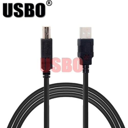 Supply black 1.5M 3.0M 5.0M 10.0M USB A-B data line high speed USB 2.0 male to male Printer scanner cable