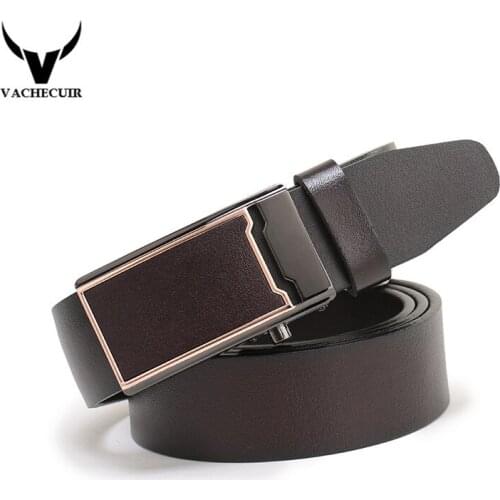 2017 newest men belt 100% genuine leather belt for men real leather belt black coffee automatic buckle belts for jeans cowboy