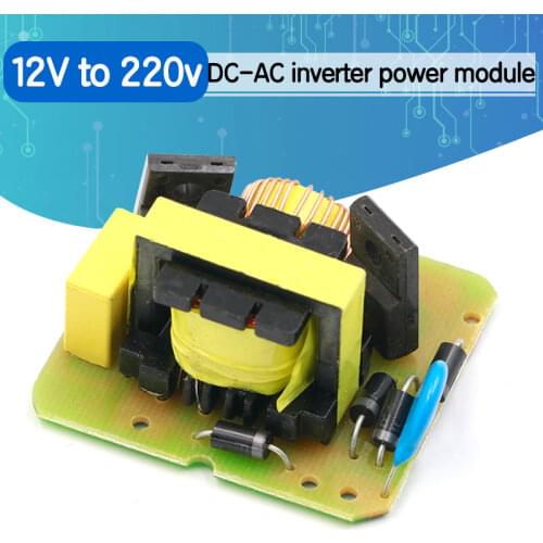 12V to 220V Step UP Power Module 35W DC-AC Boost Inverter Module Dual Channel Inverse Converter Booster Module Power Regulator