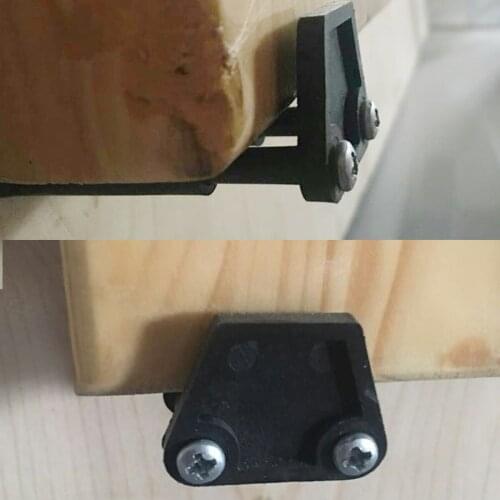 Sliding Barn Door Wall Mounted Adjustable Floor Guide Wall/Door Bottom Guide