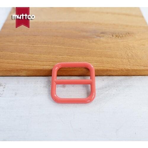 Retailing red orange adjustable buckle 20mm webbing sewing zinc alloy metal crafts stoving varnish metal buckle CRZK-20R