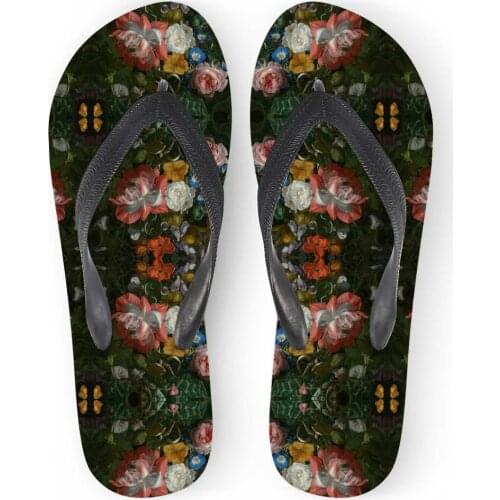 New printing fashion Flip Flops Men Woman Summer Anti-skid Outdoor Light Casual Beach Male Sandals Household Slipper