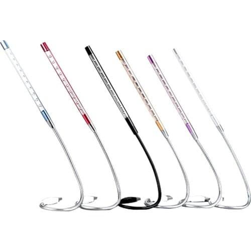 Ultra Bright 6 Color Flexible Metal USB LED Book light 10 LEDs Reading Table Desk lamp Night lights For Notebook laptop PC Power