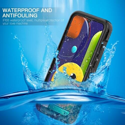 For Samsung Galaxy a02s Waterproof Case Full Body Cover Swim Proof Underwater Case For Samsung A02s Snorkeling Diving Fundas