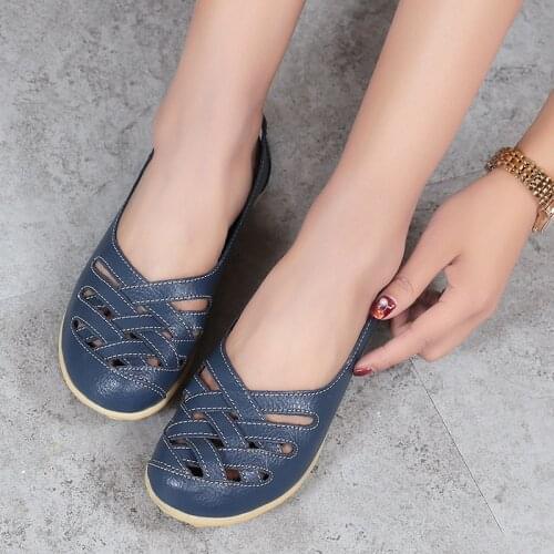 Flats 2020 Fashion Breathable Women Ladies Shoes Shallow mouth Thick bottom Flats Shoes