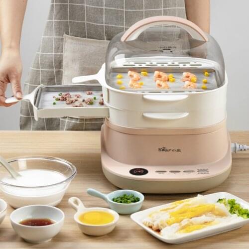 220V Electric Steaming Cooking Machine Drawer Type Intestine Powder Machine White Color Steamed Sausage Steamer EU/AU/UK/US