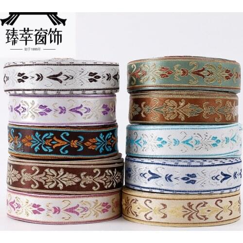 25m/roll Grosgrain Ribbon 3cm Polyester Jacquard Webbing DIY Clothing Accessories Curtain Accessories Wedding Decoration