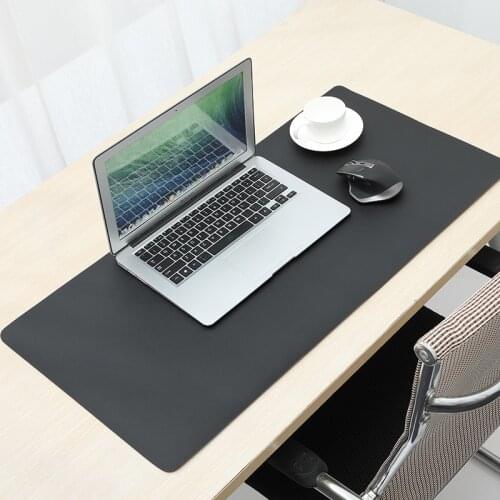 500*1000mm Portable Home Office Game MousePad Resting Surface dining Desk Writing Mat Easy Clean PU Leather Desk Mat l