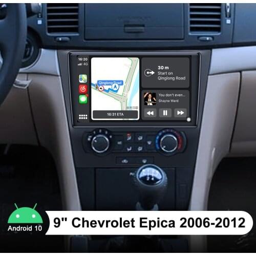 Car Radio Stereo 9 Inch 1280*720 4GB RAM&64GB ROM Android 10.0 With Carplay And Steering Wheel 4G For Chevrolet Epica 2006-2012