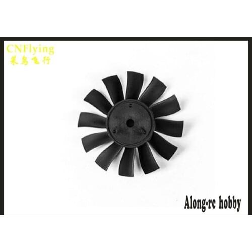 Free shipping freewing RC plane part 80mm EDF 12blades propeller for 6S E7239 or E7238