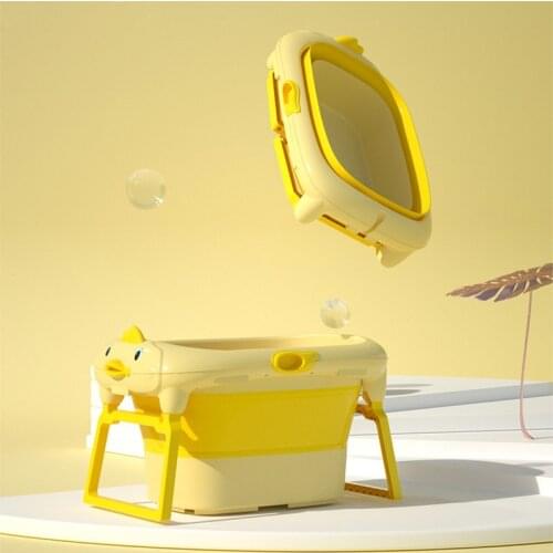 Baby Bath tub Childrens Bath Tub Folding Tub Large Thick Baby bath cartoon cute tub Multifunctional folding bathtub pattern