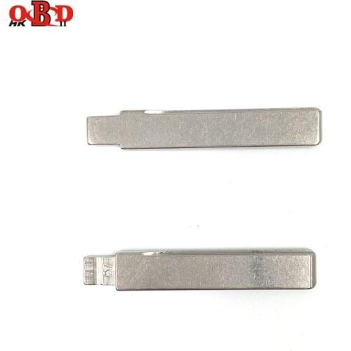 HKOBDII 10 pcs/lot Metal Blank Uncut Flip KD Remote Key Blade Type 67# for BMW for MG NO. 67 Blade