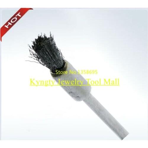 Jewelry Polishing Tool Steel Wire End Brush Jewelry for mental polishing and finishing shank 2.35mm 100pcs/ set