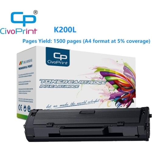 Civoprint K200S K200L Toner Cartridge With chip Compatible for samsung Monochrome Laser SL-M2030 SL-M2035 printer
