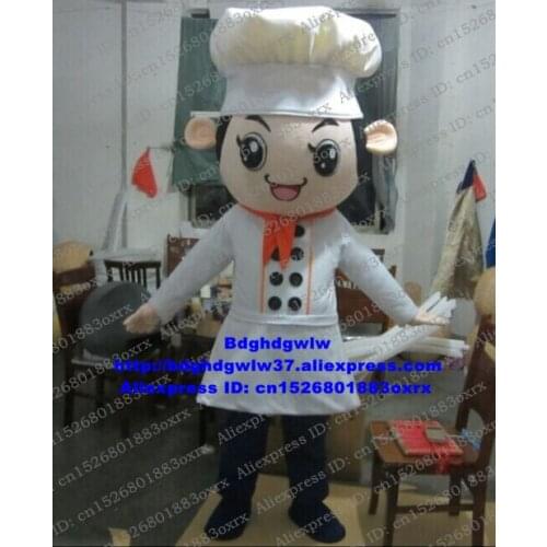 Baker Chef Cook Kitchener Mascot Costume Adult Cartoon Character Outfit Suit Marketing Promotions Department Store zx2888