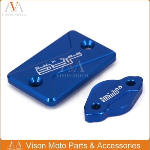 CNC Front And Rear Brake Reservoir Cover For Yamaha WR250R WR250X 07-17 Tricker XG250 2004-16 Serow250 2005-16 XT250X 2006-2016