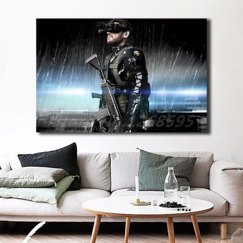 Metal Gear Solid Ground Zeroes HD Wall Art Canvas Poster and Print Canvas Painting Decorative Picture For Living Room Home Decor