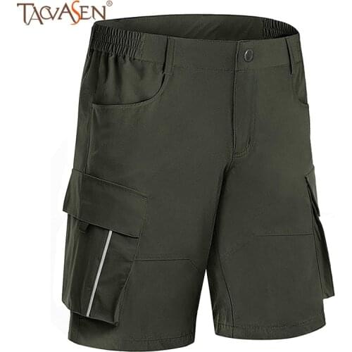 TACVASEN Summer Mens Hiking Cargo Shorts with Multi Pockets Tactical Military Quick Dry Shorts Fishing Climbing Short Pants Men