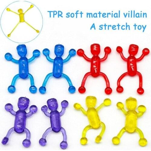 People Shape Sticky Soft Glue toy Halloween Gift Kid Strick New Exotic Funny School Toy Soft Props Toy Children M5C1