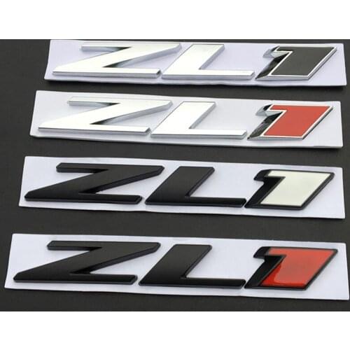 Car Front Grille Emblem Sticker Rear Trunk Decoration ZR1 ZL1 Metal Decal Styling for Chevrolet Aveo Trax Cruze chevy v8 Captiva